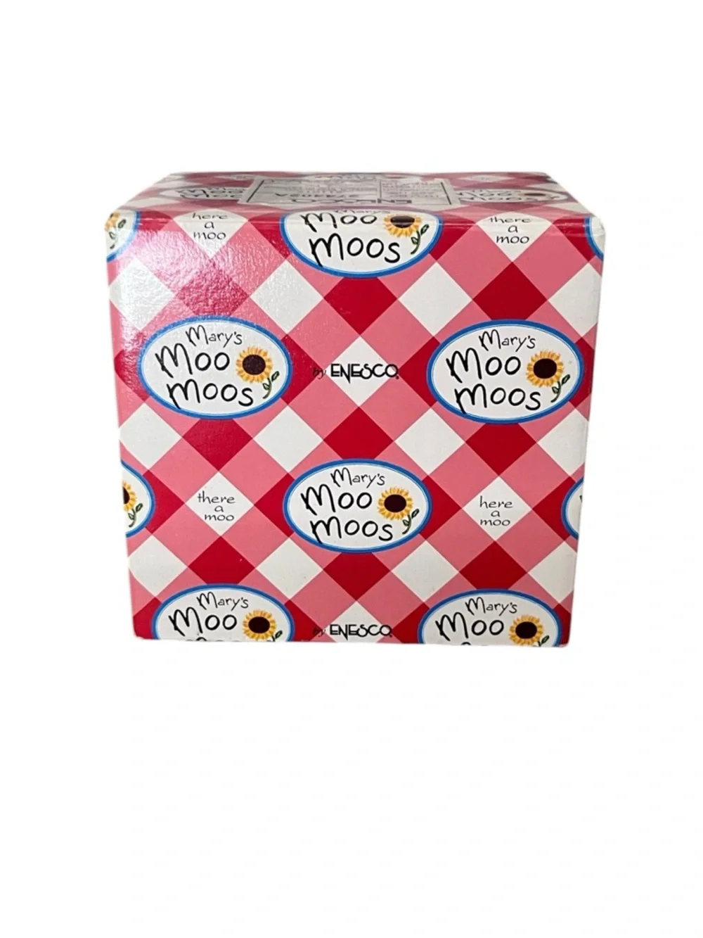 Enesco Vintage 90s Mary’s Moo Moos I’m Dreaming of a White Christmas‎ Figurine